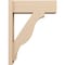 Ekena Millwork 8-in W x 24-in D x 32-in H Funston Block Rough Cedar Woodgrain TimberThane Outlooker, Primed Tan OUTUR080X24X32FST44RCPR - alternate 5